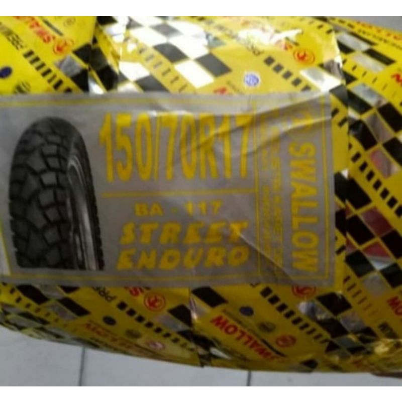 paketan ban luar swallow SB 117 UK 130/80-17 & 150/70-17