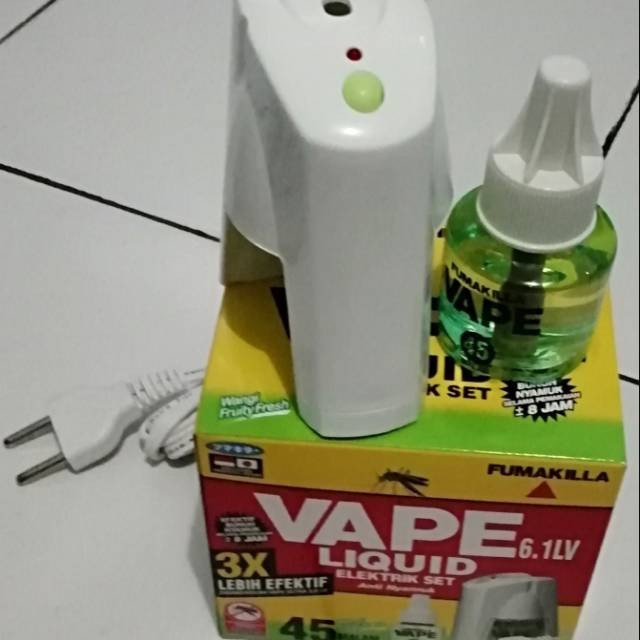 VAPE Liquid Elektrik cair obat Anti Nyamuk
Fumakilla Vape Elektrik refill 45 malam