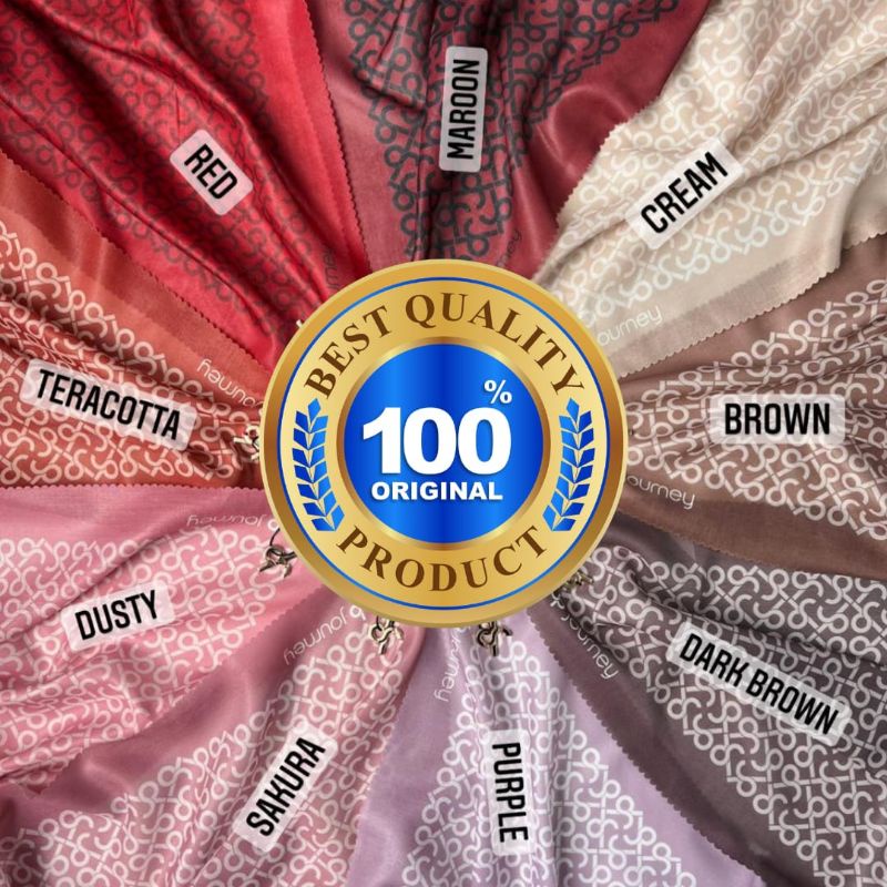 Hijab journey scarves premium mini logo series