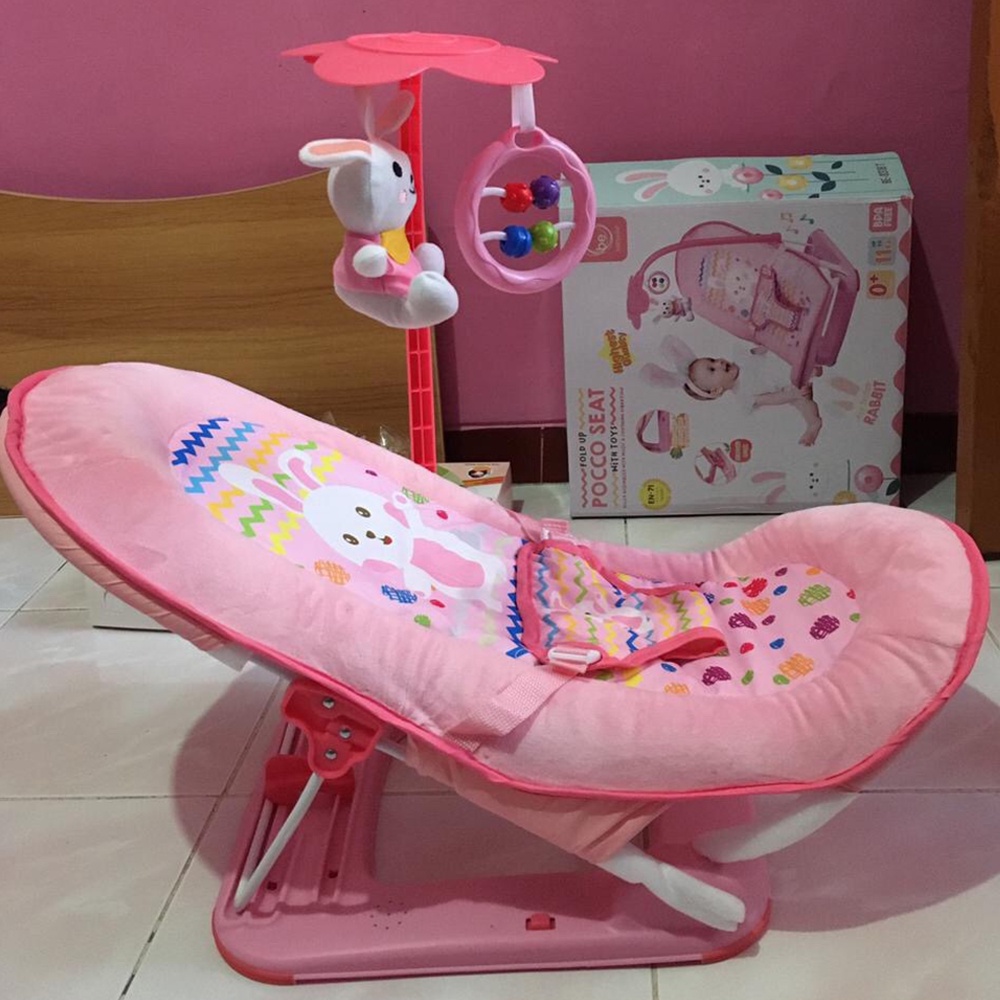 Fold Up Infant Seat Babyelle POCCO Seat Baby Bouncer Kursi Bayi Lipat