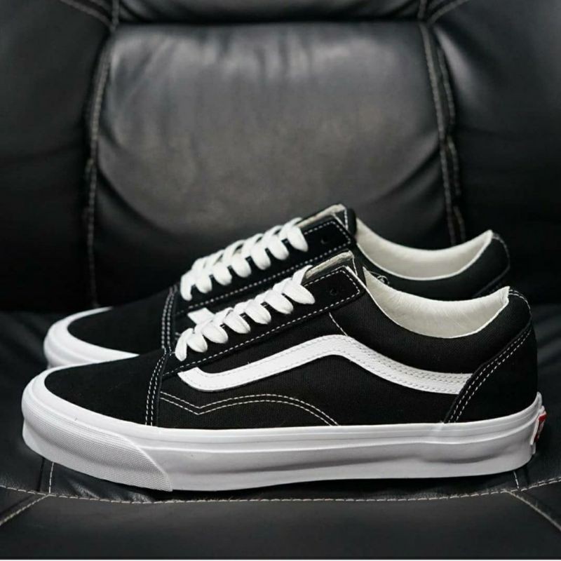 (FREE SENDAL SLOP VANS) 100% PREMIUM SEPATU VANS OLDSKOOL GRADE ORIGINAL BISA BAYAR DITEMPAT [COD]