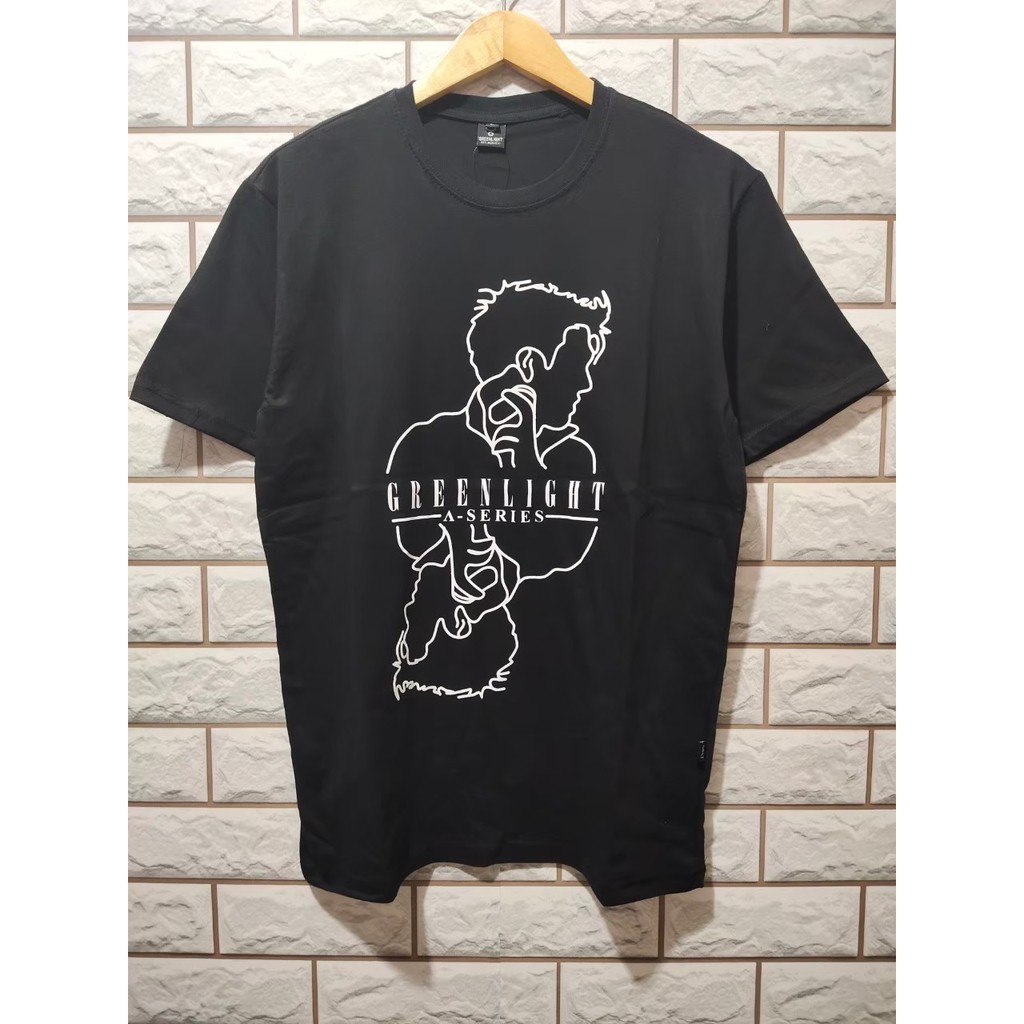 (COD) Kaos Pria Grenlight terbaru 2021 Baju Pria & wanita Greenlight original termurah -Bungsu_store