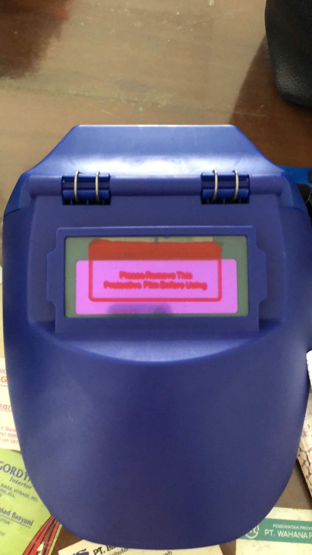 Helm Las Otomatis Kdk / Kedok Las Auto / Topeng Las Otomatis Kdk Auto Darkening / Kedok Las Auto Kdk