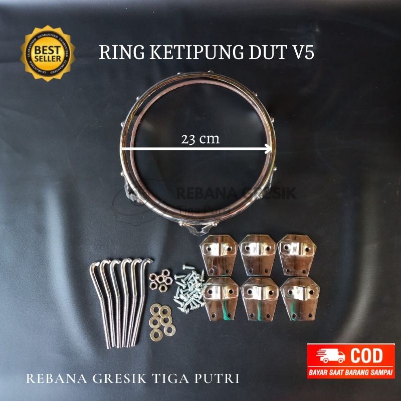 Ring Ketipung Dangdut ukuran 22 dan 21 V5 krom ring tebel baut 12