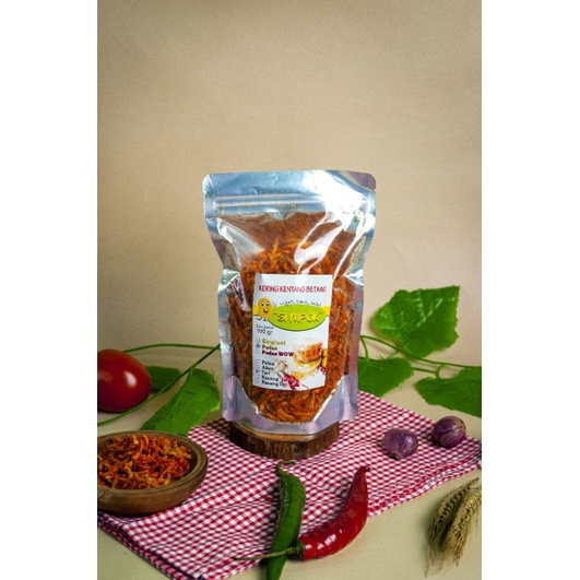 

Kering Kentang Betawi Si Mpok varian rasa Pedas Teri