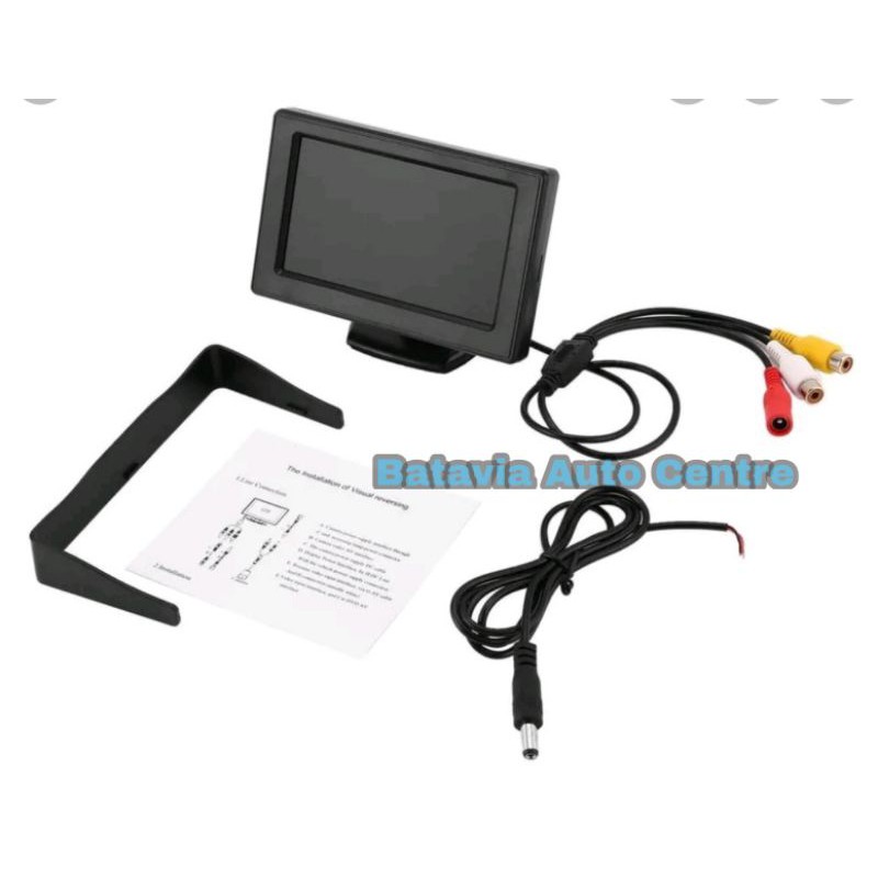 TV Monitor LCD 4 inch berwarna untuk mobil