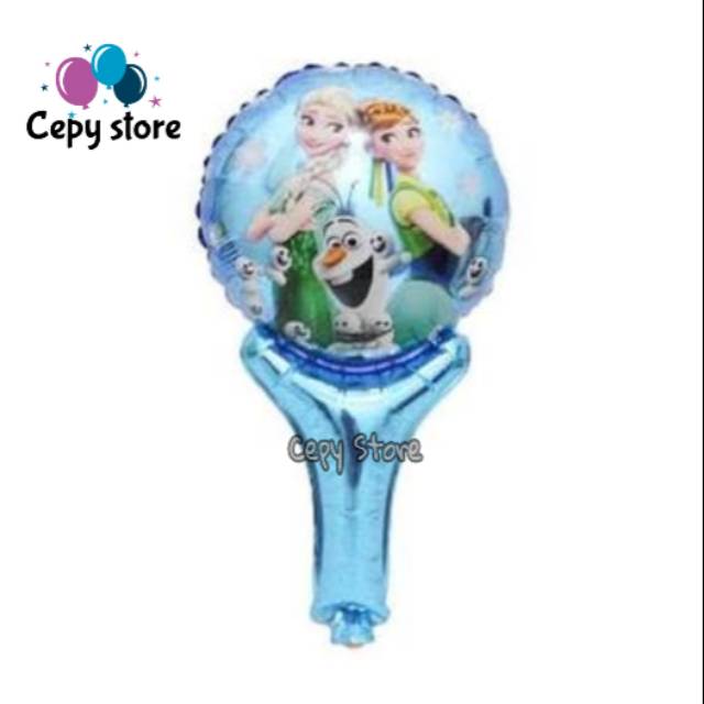 Balon Foil Pentungan / Balon Tongkat KarakterFrozen
