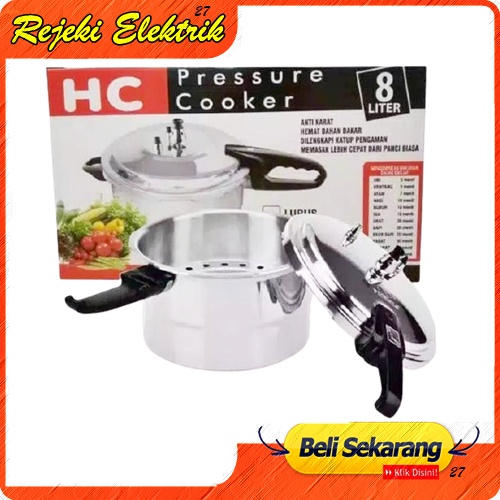 Panci Presto Happt Call Me 8 Liter - Pressure Cooker Murah Berkualitas