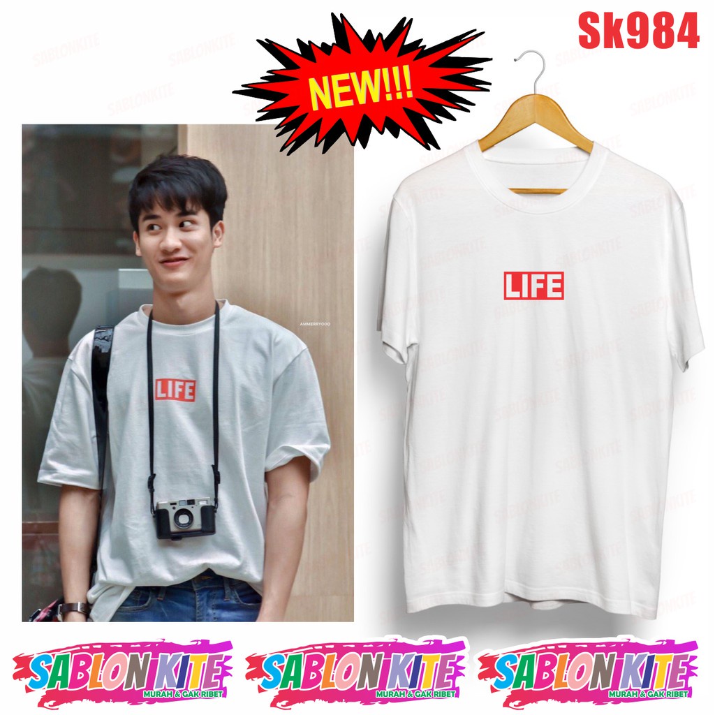 MURAH!!! KAOS TAY TAWAN LIFE SK984 UNISEX COMBED 30S