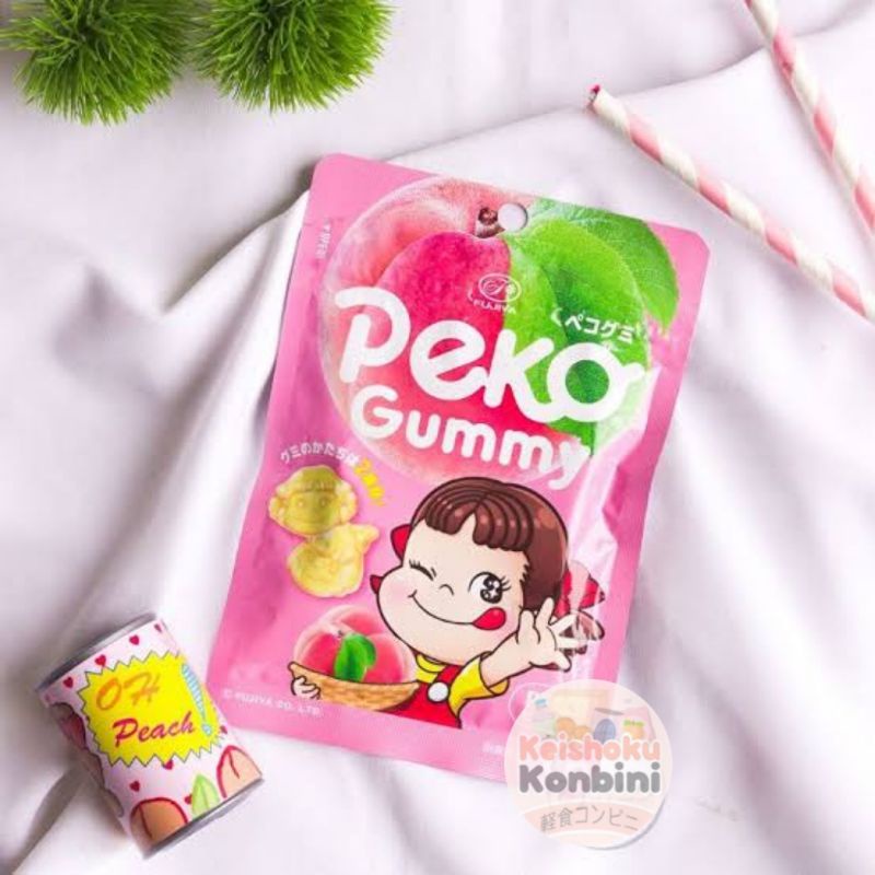 Fujiya Peko Gummy Peach Candy / permen jepang / permen impor / candy / gummy candy