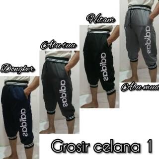  Celana  jogger  adidas 3 4 pria  Wanita Murah celana  olahraga  