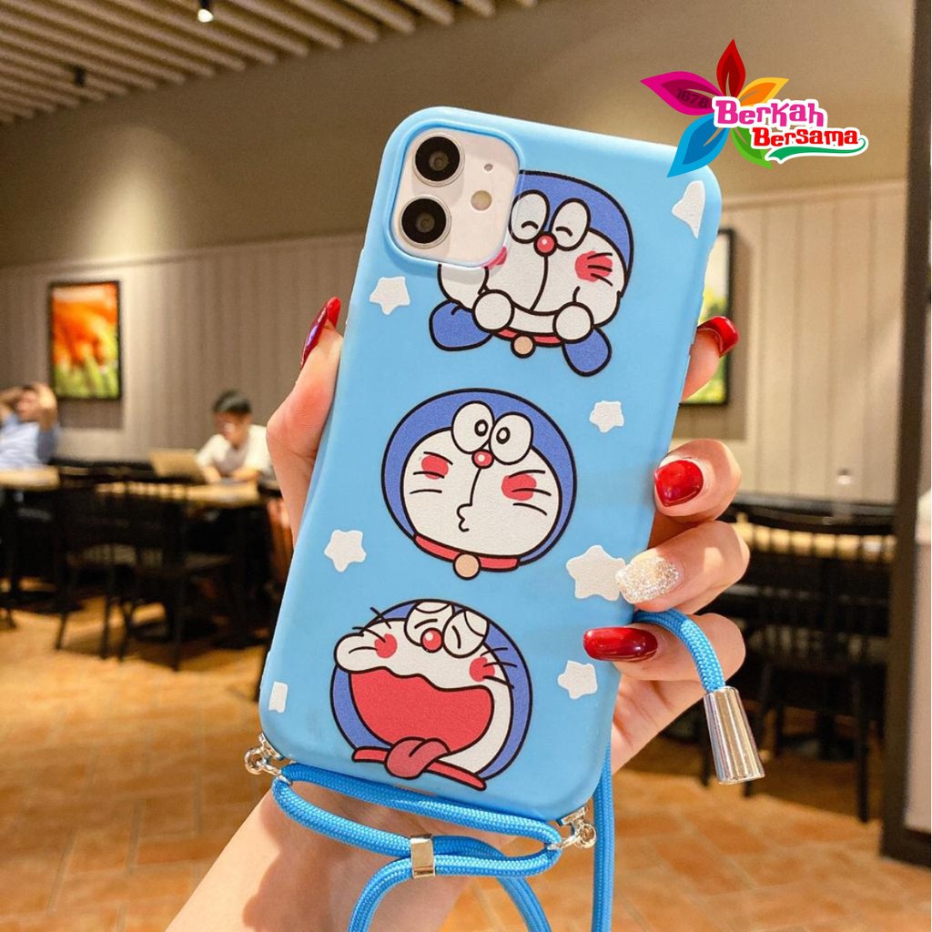 SS159 case Slingcase Lanyard DORAEMON Samsung A02s A20 A30 M10s A20s A50 A50s A30s A21s A51 BB4647