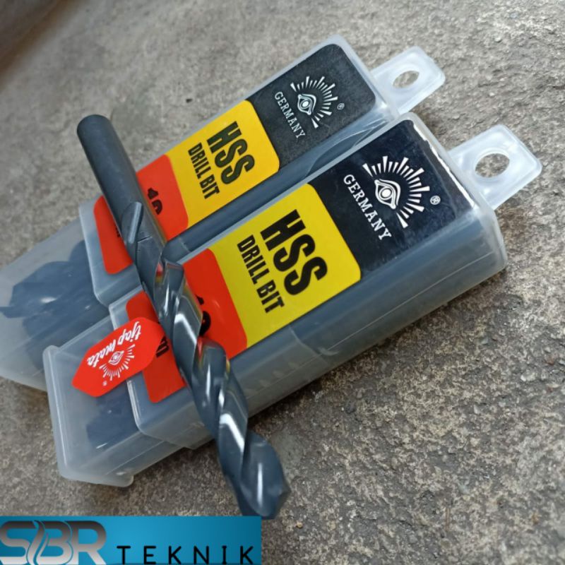 mata bor besi 11mm hss Tjap mata Original - mata bor pelubang besi hss 11mm