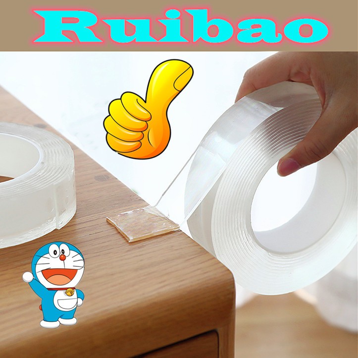 

Nagada Reuseable Nano Double Side Tape Selotip Dua Sisi Perekat Super