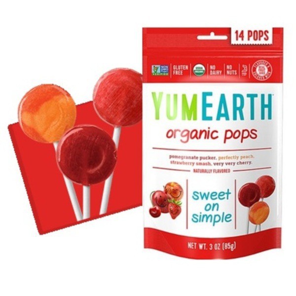 YumEarth Organics/- Vitamin C Pops / permen/ makanan / yum earth / vitamin/ snacks