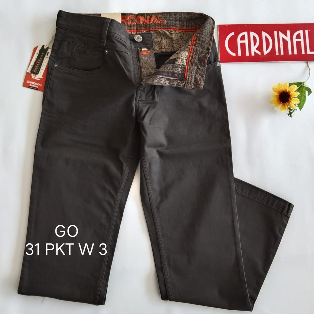 gof 31-PKT 2 CARDINAL CASUAL CELANA POCKETS PANJANG Celana Chino Pria Fashion Laki Brand Kekinian