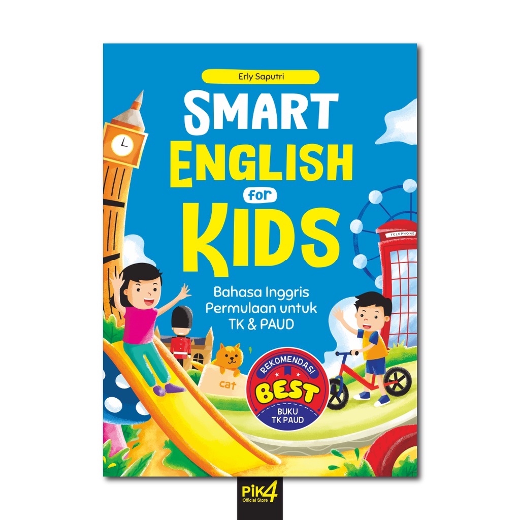 Buku anak Smart English For Kids Bahasa Inggris Permulaan Untuk Tk dan PAUD pra SD