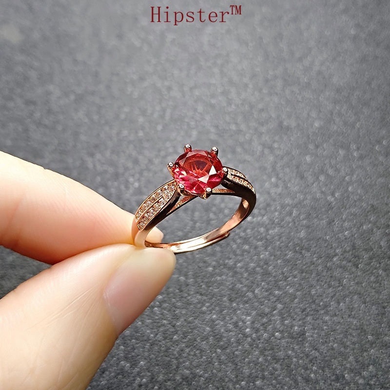 Hot Sale Fashion Elegant Graceful Inlaid Moissanite White Gold Ring