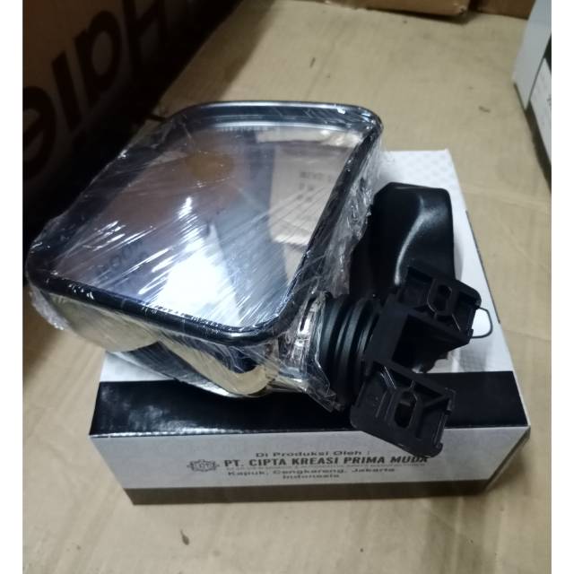 KACA SPION 1008/1009 VARIASI KIJANG SUPER / ISUZU PANTHER CHROME KANAN/KIRI RH/LH MEREK EMGI