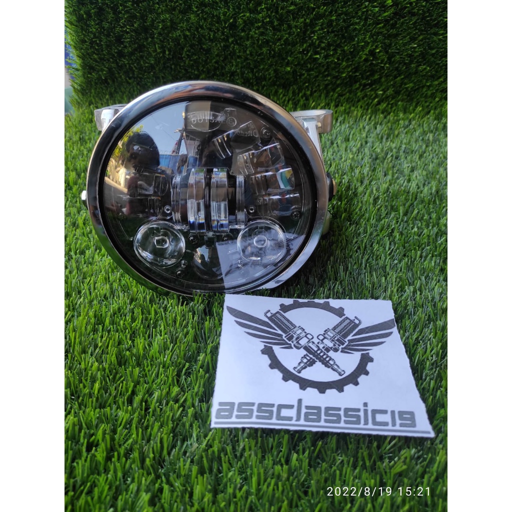 LAMPU DAYMAKER 16 LED 5,75 INCH SET BATOK DAN PANGKON LAMPU PESEK MODEL CNC AS 31