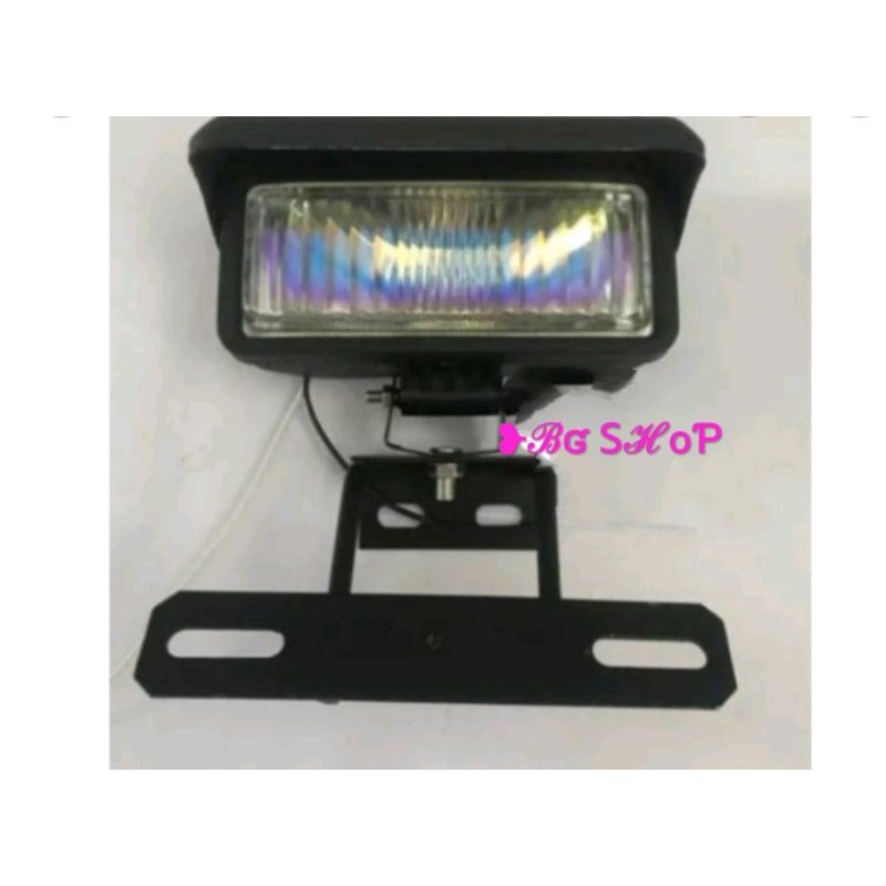 Lampu Tembak Topi Plus Breket Dudukan Rx-King Byson Vixion Tebal