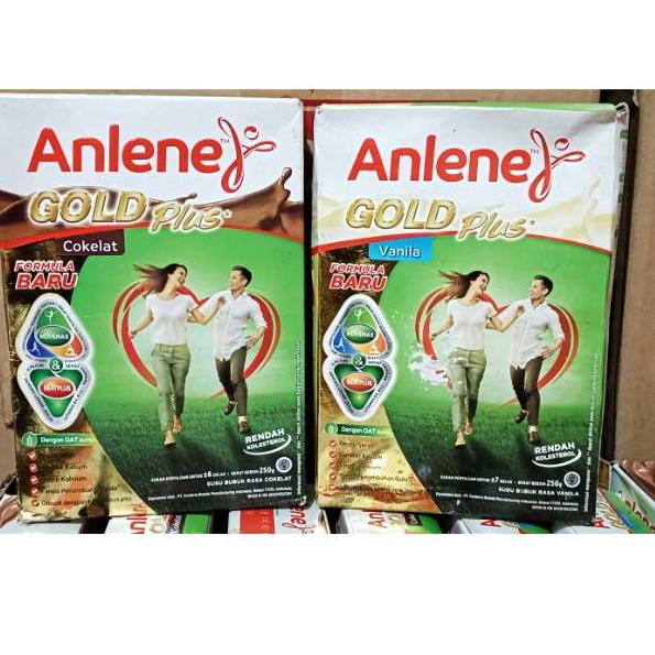 

New Anlene Gold Plus 250 gr (Dus luar ada LECET/PENYOK)
