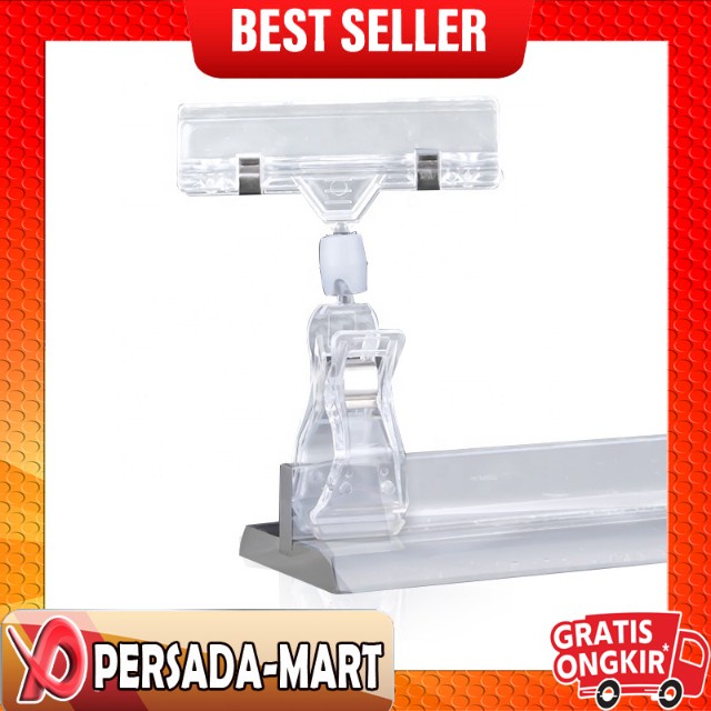 

Jepit Harga Obral untuk Penjepit Label Papan Price Tag Hanger Transparan