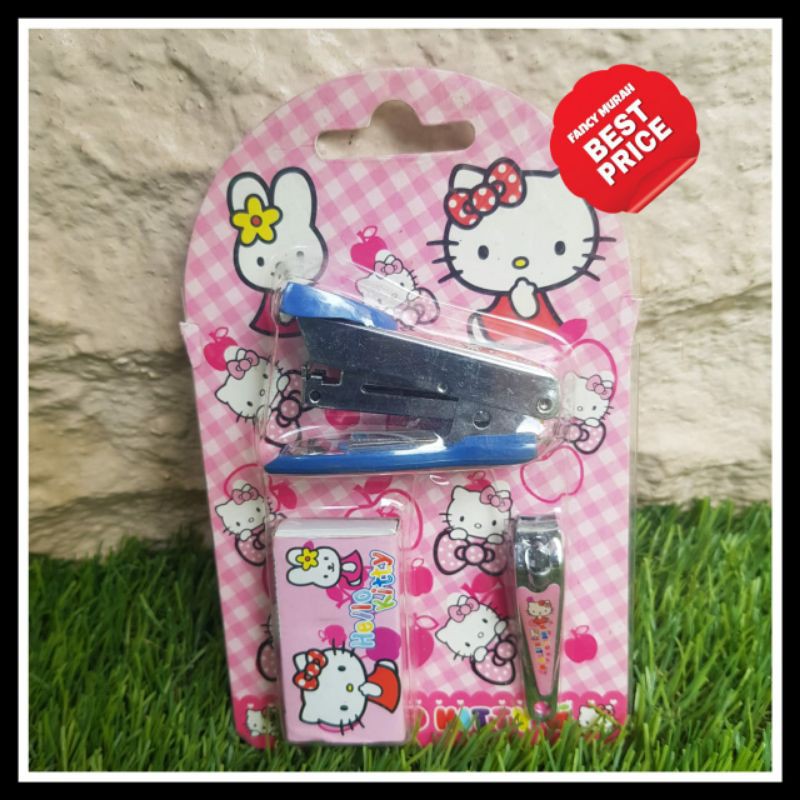 

(BEST PRICE) STAPLES / HECTER + ISI STAPLES + GUNTING KUKU HELLO KITTY