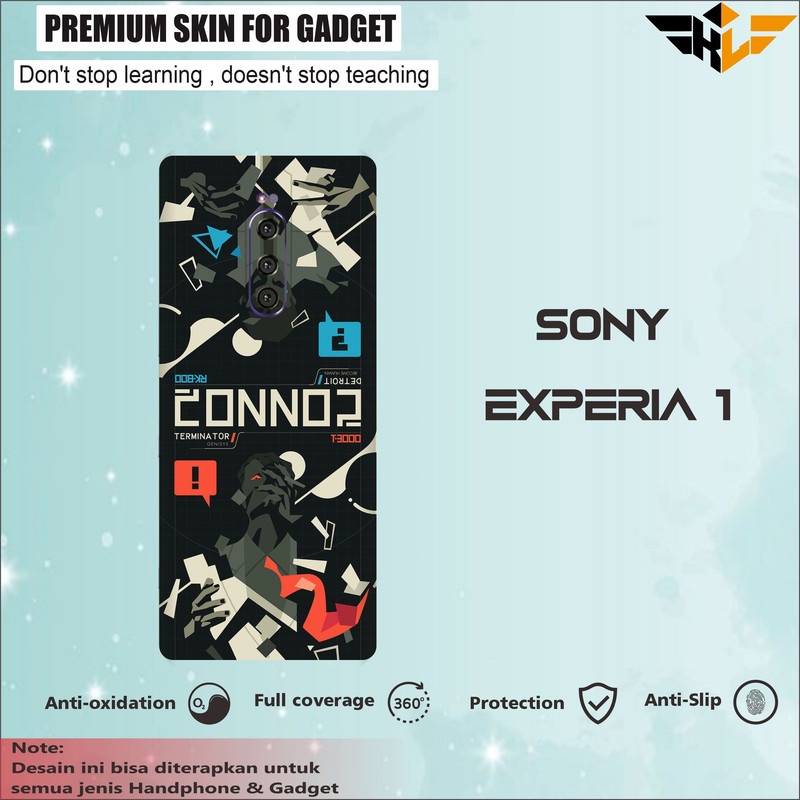 GARSKIN HANDPHONE SONY EXPERIA 1 ABSTRAK (2PCS)