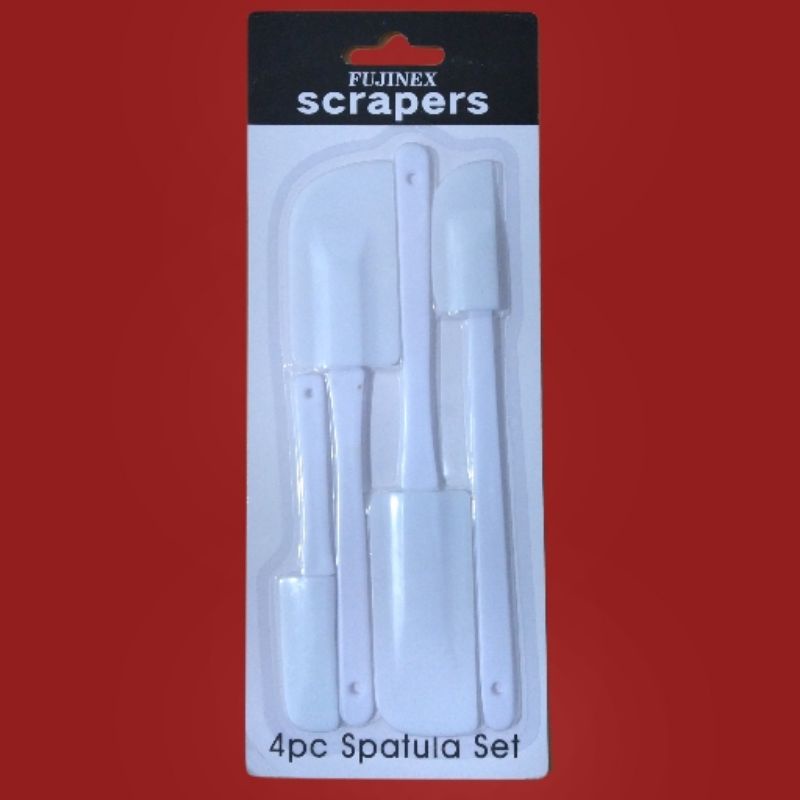 Polesan silikon Gagang plastik FUJINEX - Spatula Set