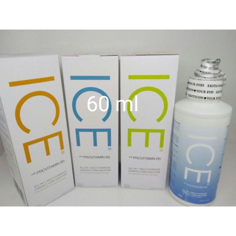 cairan pembersih softlens x2 ICE 60ML air soflen