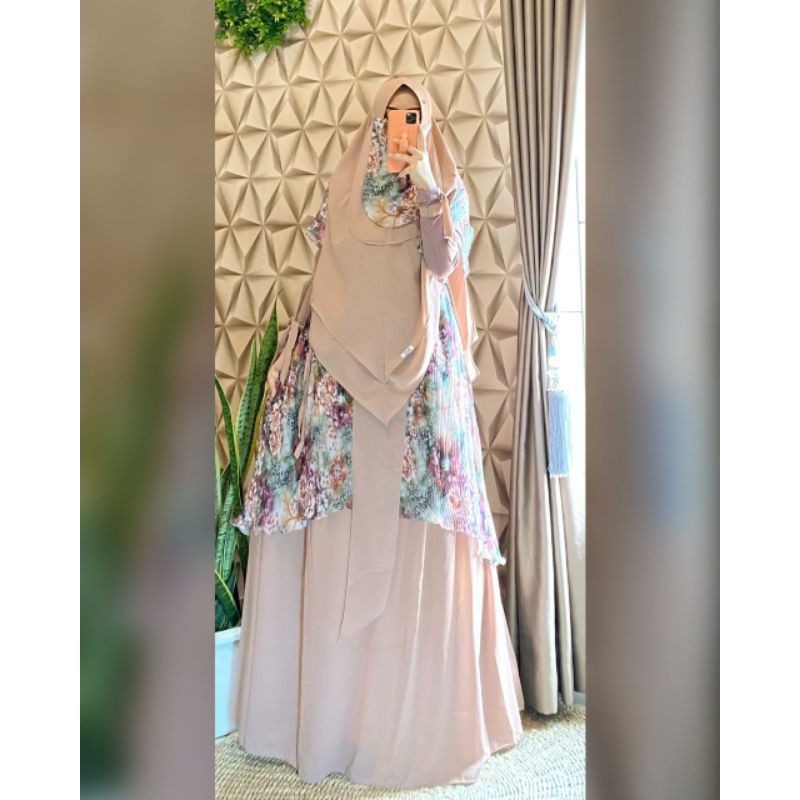 gamis Maheswari set Syari