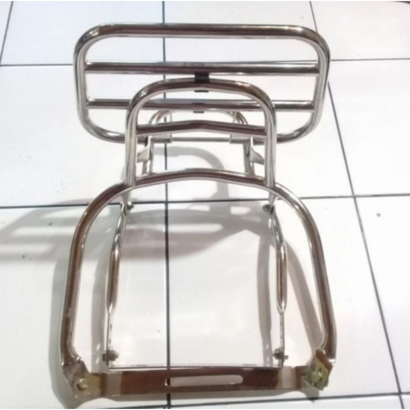 aksesoris Vespa, backrack Vespa PX, super,exel, sprint, exlusif,super..