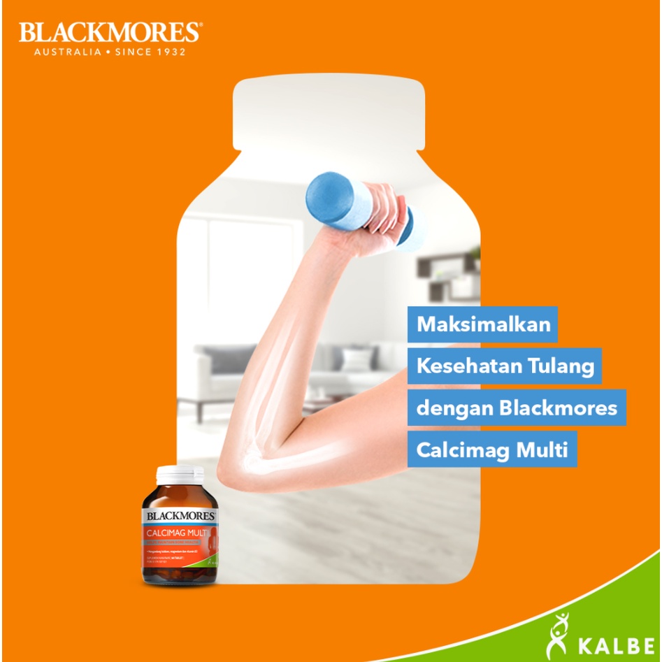 BLACKMORES CALCIMAG MULTI ISI 30 TABLET SUPLEMEN KESEHATAN TULANG / VITAMIN D3 KALSIUM MAGNESIUM