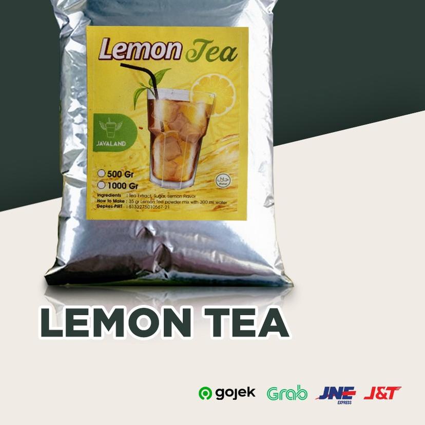 

BAYAR DITEMPAT✔️Bubuk Minuman Bubble Drink rasa Lemon Tea 1kg Javaland|KD3