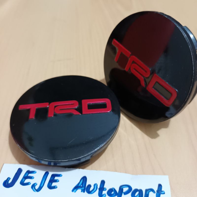 dop roda tutup as velg Yaris Vios TRD ukuran diameter 5.6cm