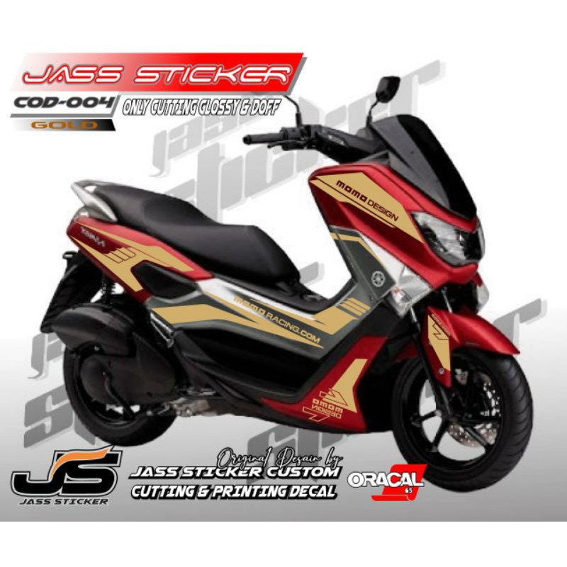 (COD) STICKER CUTTING NMAX 2018 / STIKER STRIPING NMAX / STRIPING VARIASI NMAX/ AKSESORIS MOTOR NMAX
