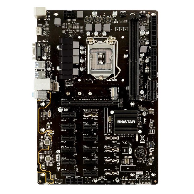 Biostar Tb360-Btc Pro 12 Slot Mining Motherboard - Lga1151