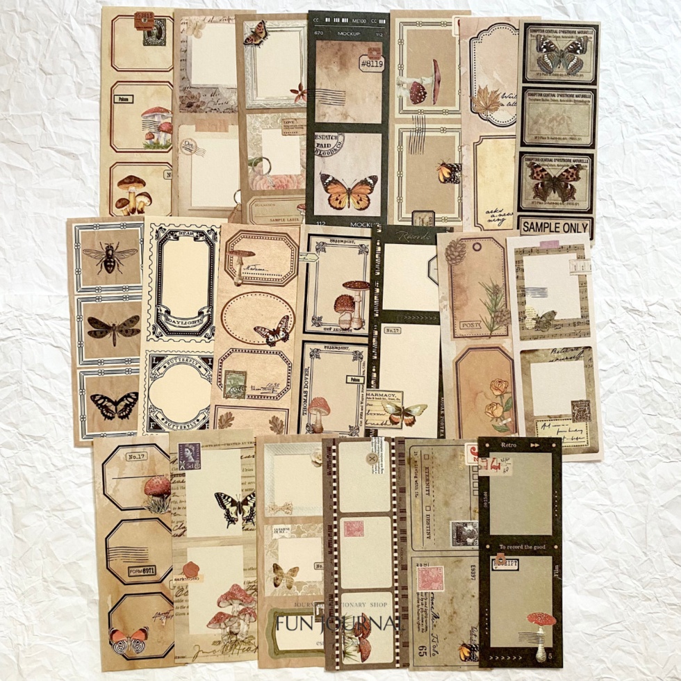 

NOTE PAPER MOTIVE HERITAGE PAPER PACK UNTUK JURNAL JOURNAL PLANNING PLANNER SCRAPBOOK DIY