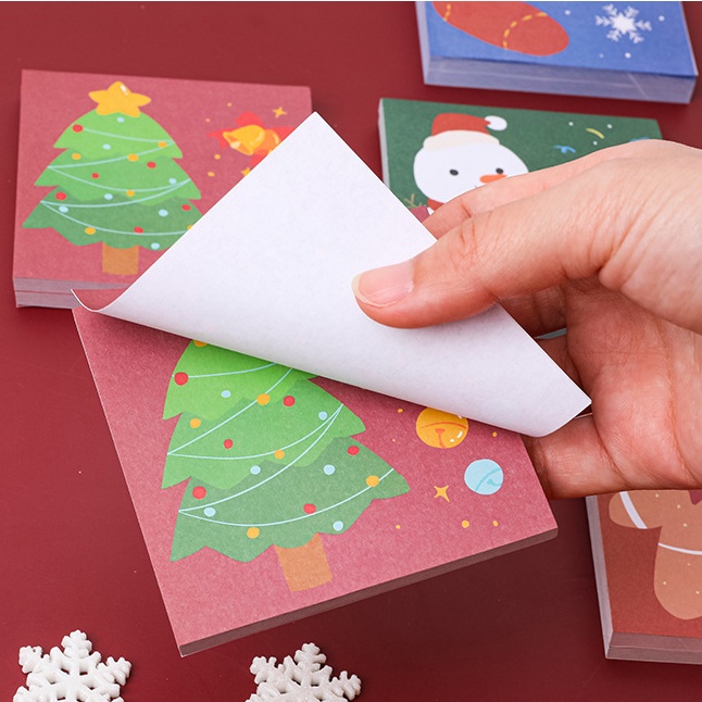 [ORGM] *Natal* ANEKA Alat Tulis Stationery Sticky Note ISOLASI Seri Natal Xmas Motif GINGER Santa Snowman