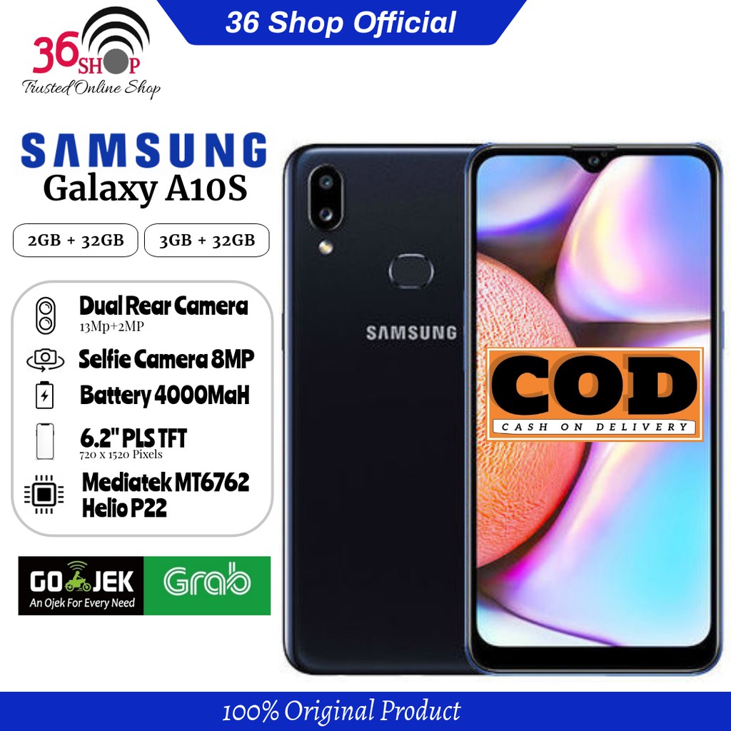 Samsung Galaxy A10s 2GB+32GB Garansi Resmi 1 Tahun | Shopee Indonesia