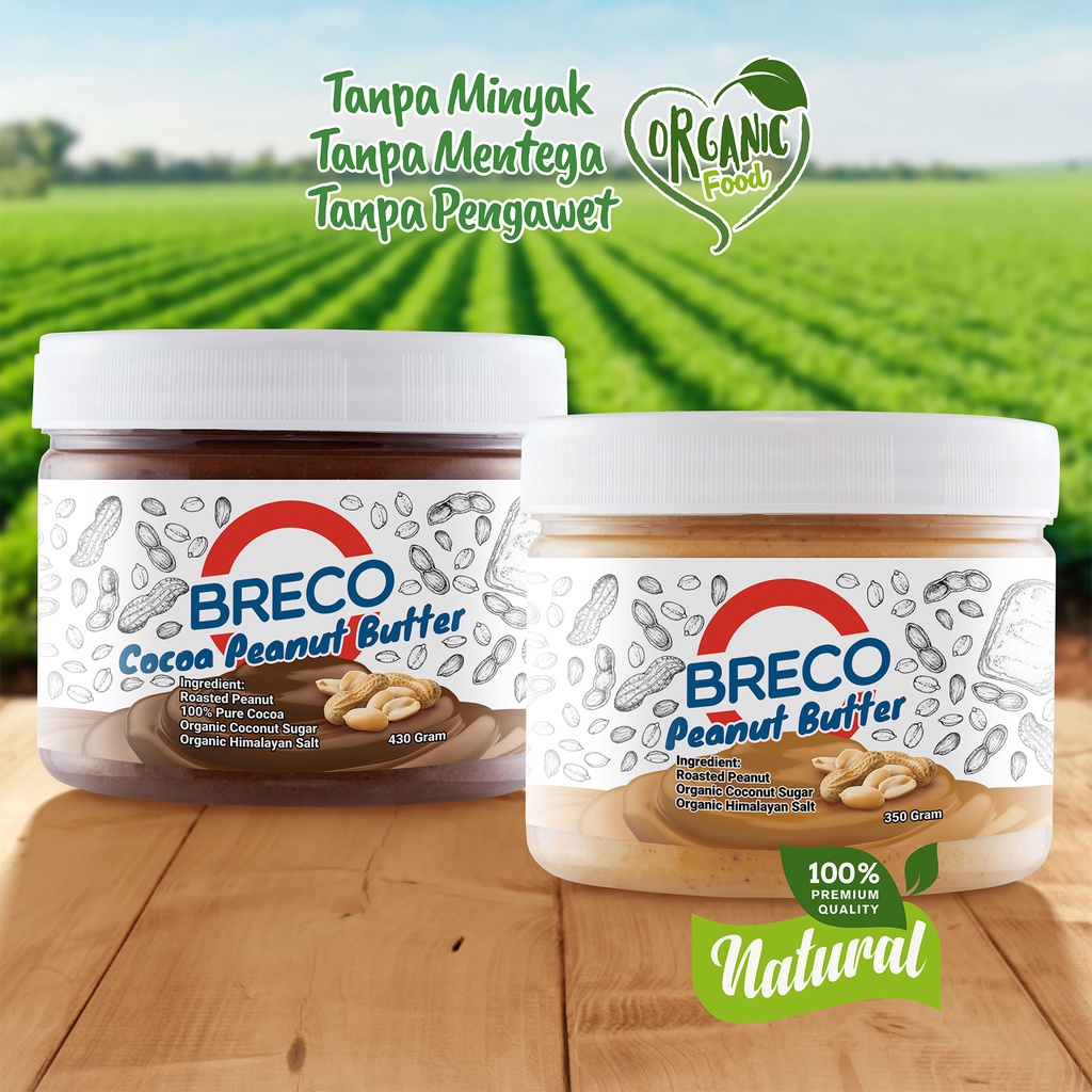 

Breco Selai Kacang 350 gr dan Selai Kacang Cokelat 430 gr