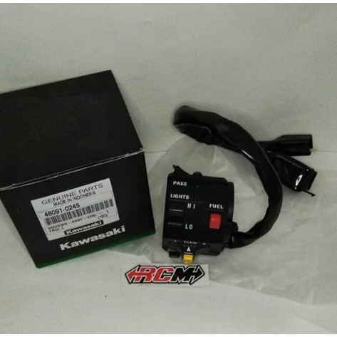 HOUSING ASSY CONTROL HOLDER SAKLAR SAKELAR KIRI NINJA RR ORI ORIGINAL KAWASAKI KGP ASLI 46091-0245