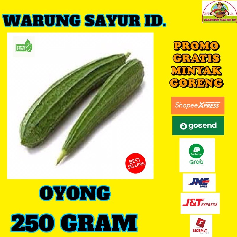 

WARUNG SAYUR ID.| OYONG 250 GRAM | SAYUR SEGAR | SAYUR ONLINE