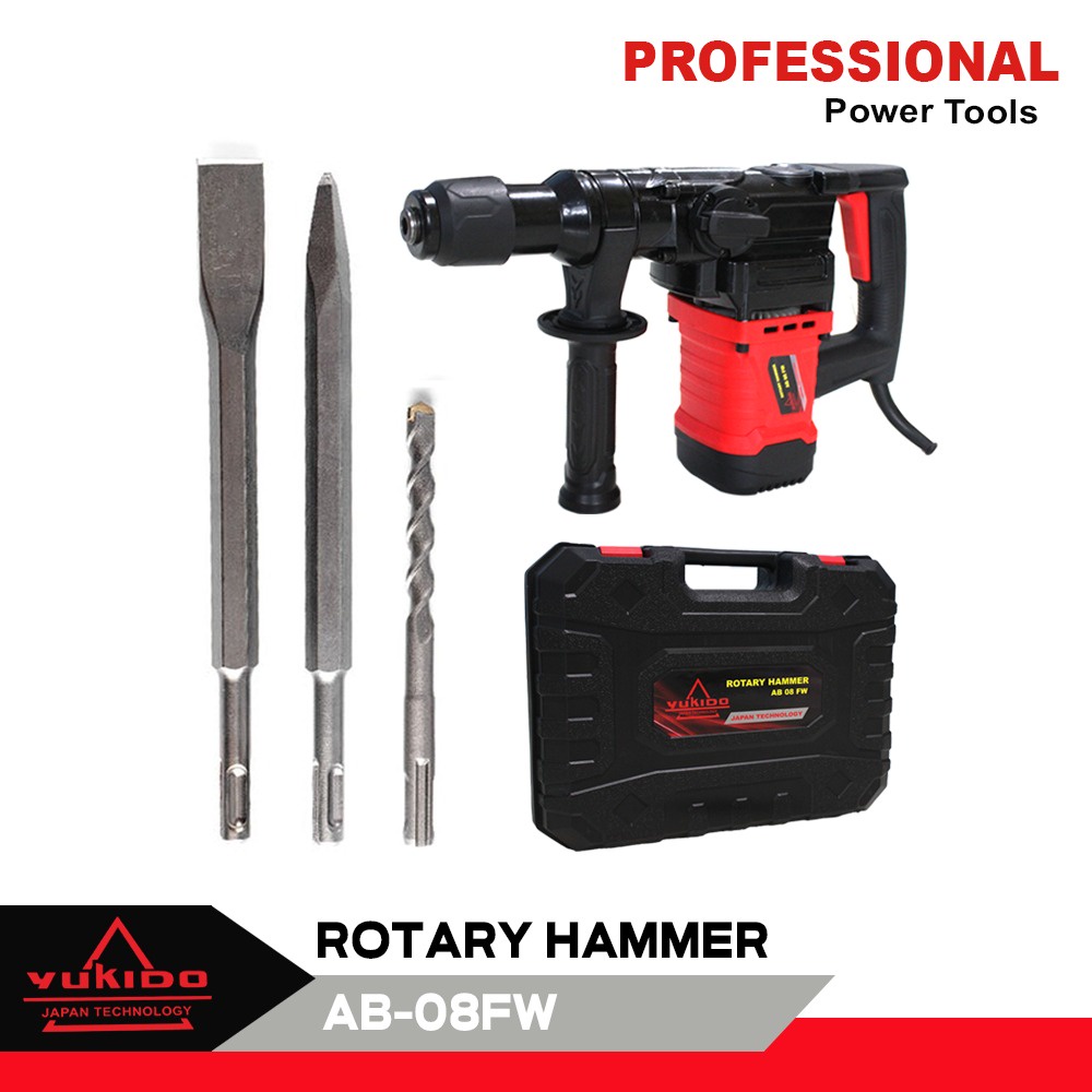 PROMO HARI INI!!! YUKIDO 32MM DAN 26MM BOR BOBOK BETON MESIN BOR HAMMER 3 FUNGSI BISA DRILL AWET TAHAN LAMA FULL MATA BOR BY KAIROS / JLD