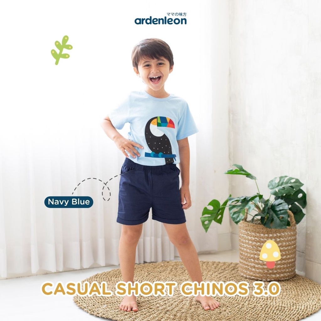 Celana Pendek Anak Laki Laki Perempuan 6 Bulan - 4 Tahun ARDENLEON Unisex Casual Short Chinos