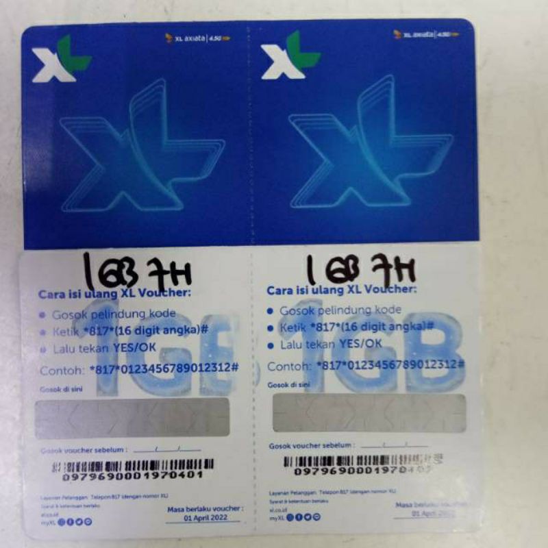 vcr data xl 2gb 7hari