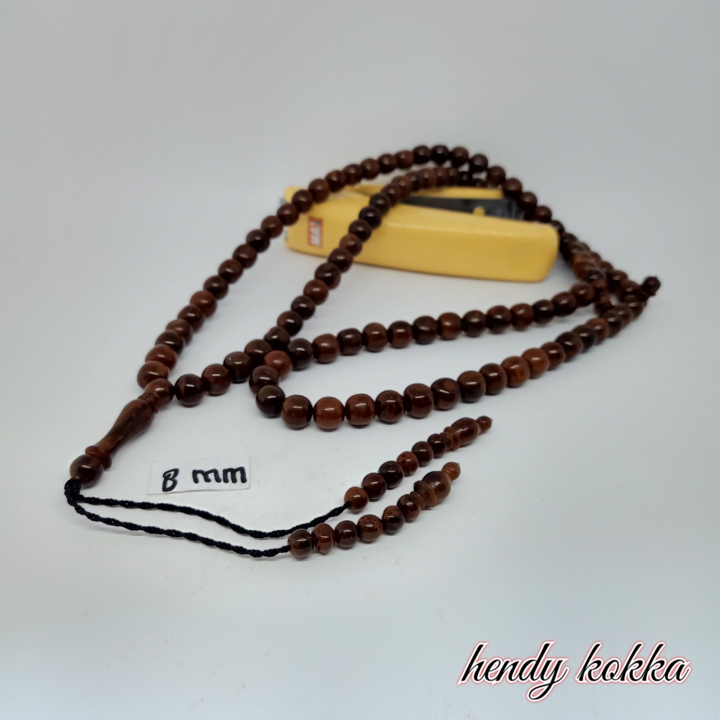 5pcs tasbih 99 kokka kaukah kaokah bulat palung 2 8mm ckt