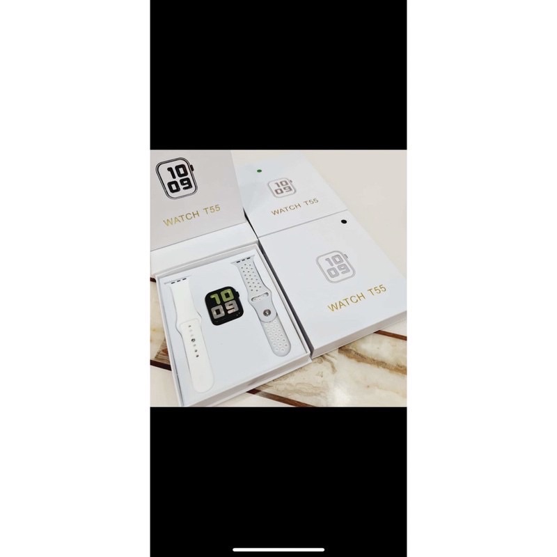 Smartwatch T500 Smartwatch T500 SWT500 COD-T55 Putih - abu