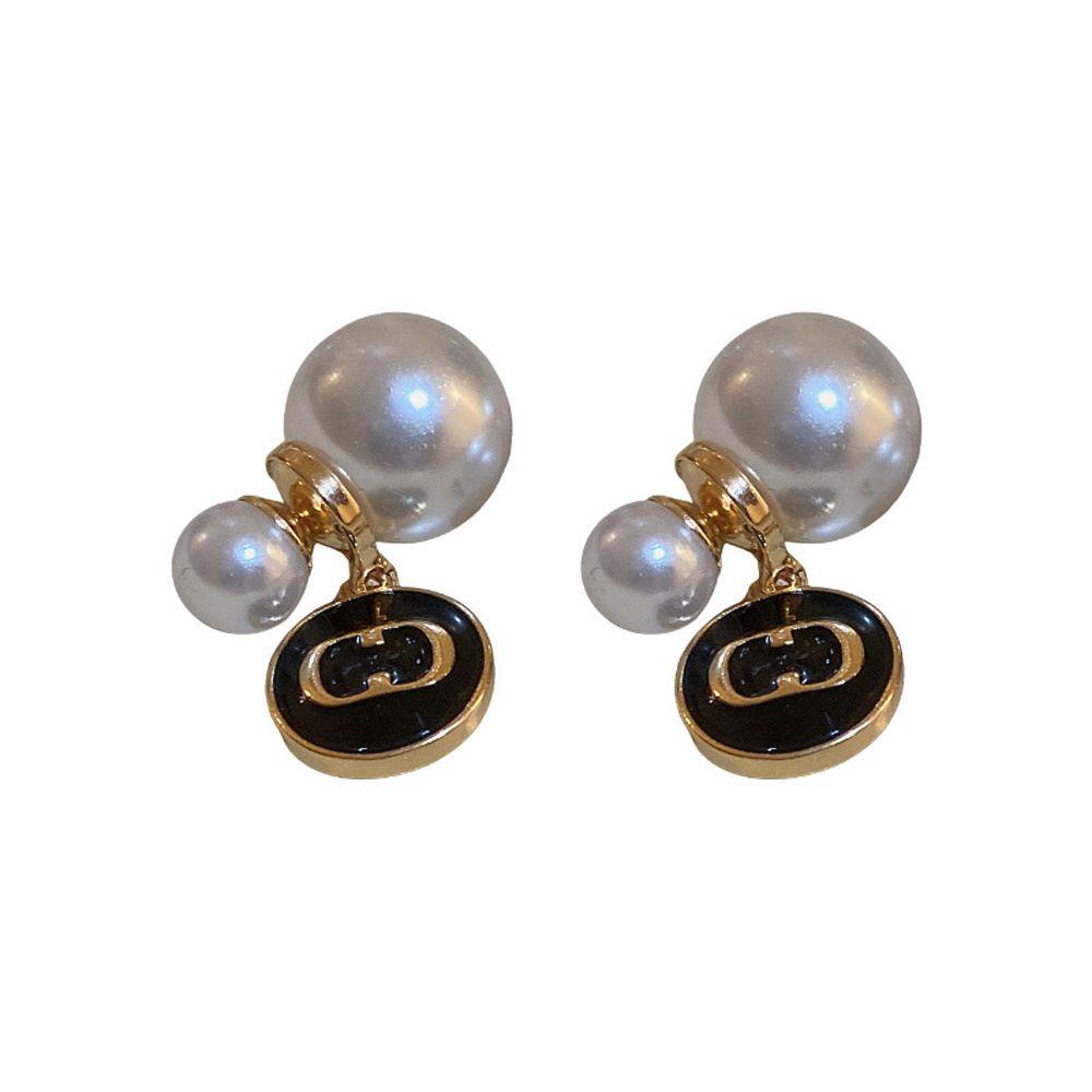 [Elegan] Wanita Menjuntai Anting Trendi Vintage Mutiara Untuk Gadis Temperamen Drop Earrings